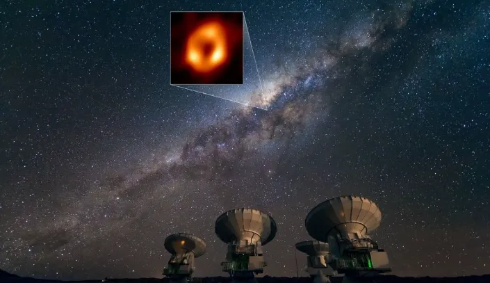 Khối khí bay quanh lỗ đen với vận tốc 323,8 triệu km/h, nhanh gấp 3.000 lần Trái Đất quay quanh Mặt Trời