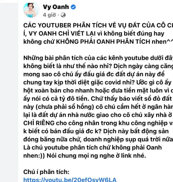 Lật lại những status có thể khiến Vy Oanh bị công an triệu tập sau khi con trai bà Phương Hằng có đơn kiện