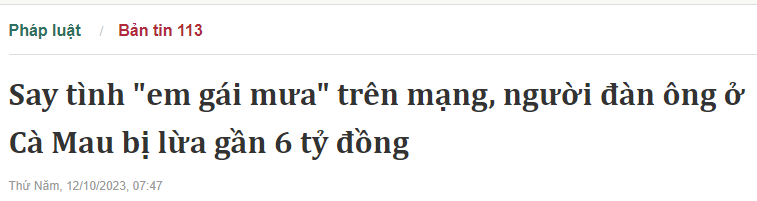 Vì sao phần lớn nạn nhân các vụ lừa tình tiển tỉ trên mạng là đàn ông?