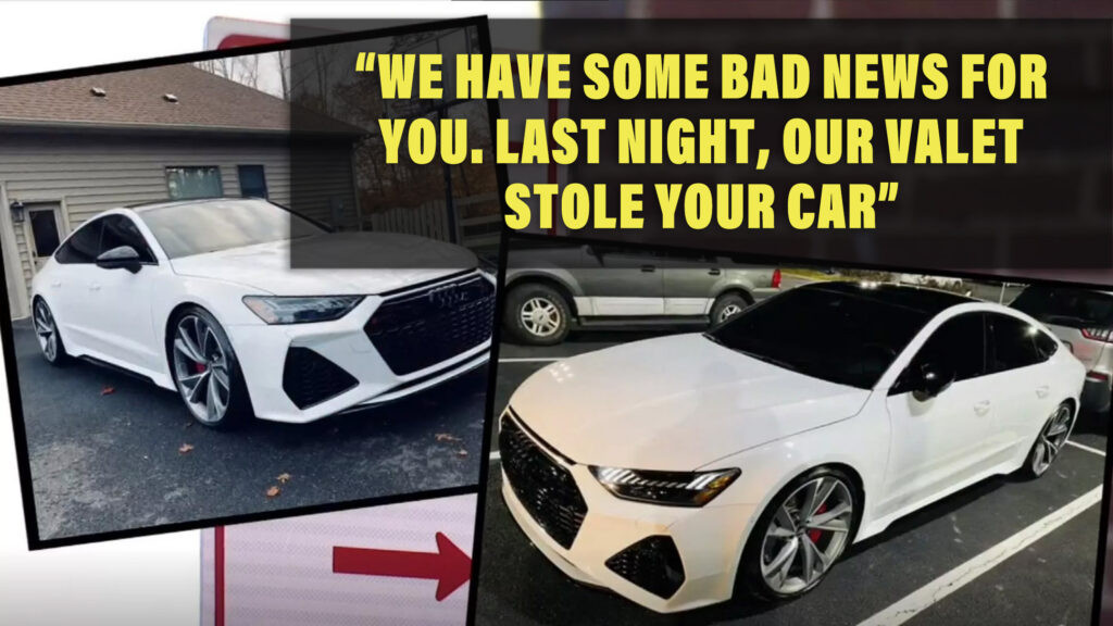 Chủ xe Audi đau đớn vì bị nhân viên khách sạn mang xe đi...