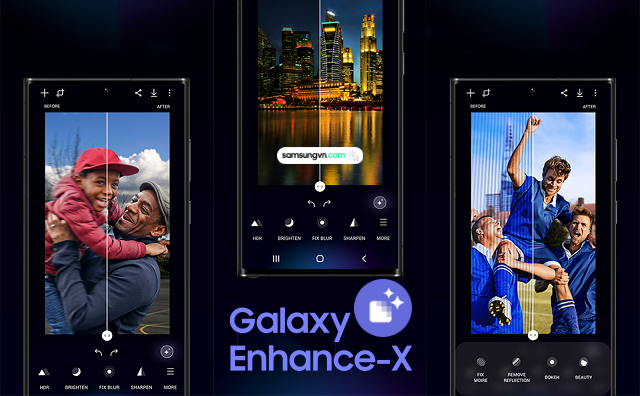 Samsung tung ra app Enhance-X giúp chụp ảnh “chân dài tới nách” mà không cần lộn ngược điện thoại