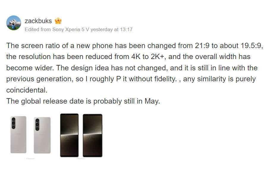Sony Xperia 1 VI sẽ hoàn toàn mất chất, nếu tin đồn này là thật