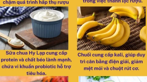 6 thực phẩm nên ăn trước khi uống rượu