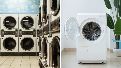 Máy giặt công nghiệp là gì? Máy giặt công nghiệp khác biệt gì với máy giặt hộ gia đình?