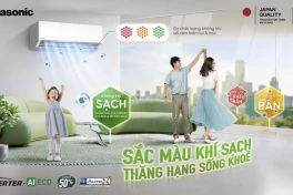 Panasonic ra mắt điều hòa thế hệ mới: Nhận diện chất lượng không khí theo thời gian thực
