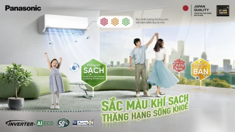 Panasonic ra mắt điều hòa thế hệ mới: Nhận diện chất lượng không khí theo thời gian thực