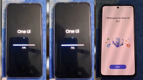 Video rõ nét ghi lại cảnh sọc màn hình trên điện thoại Galaxy