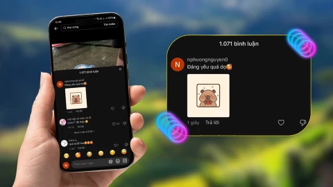 Cách bình luận bằng ảnh độc lạ trên TikTok