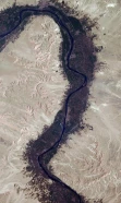 Sông Nile nhìn từ ISS.