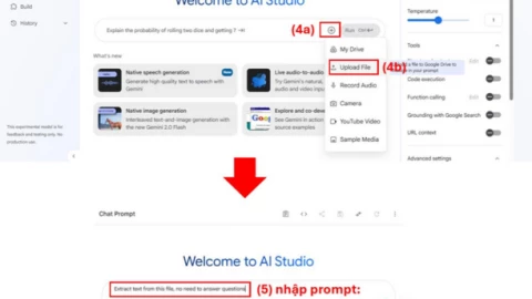 Cách trích xuất văn bản siêu nhanh từ PDF hoặc ảnh bằng Google AI Studio (miễn phí)