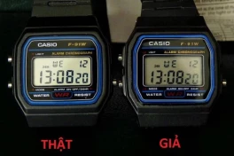 Cách phân biệt đồng hồ Casio thật giả chính xác nhất
