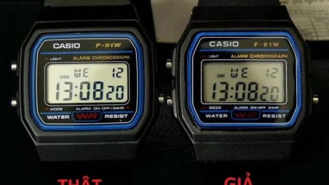 Cách phân biệt đồng hồ Casio thật giả chính xác nhất
