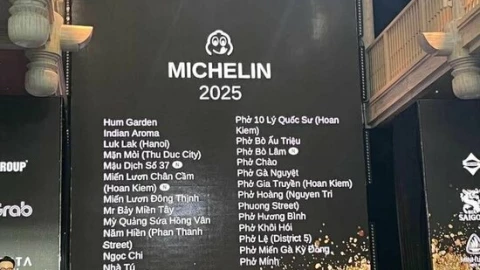Michelin công bố danh sách các quán ăn ngon ở Việt Nam năm 2025