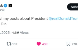 Vừa xong! Elon Musk hối hận vì một số tweet về Tổng thống Trump