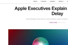 Các giám đốc của Apple tiết lộ lý do việc cải tiến Siri bị trì hoãn