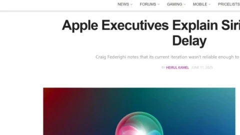 Các giám đốc của Apple tiết lộ lý do việc cải tiến Siri bị trì hoãn