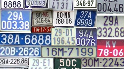 Danh sách biển số xe của các tỉnh/thành trên cả nước sau khi sáp nhập