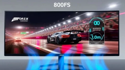 Màn hình eSports đầu tiên trên thế giới đạt tần số quét vật lý 800Hz