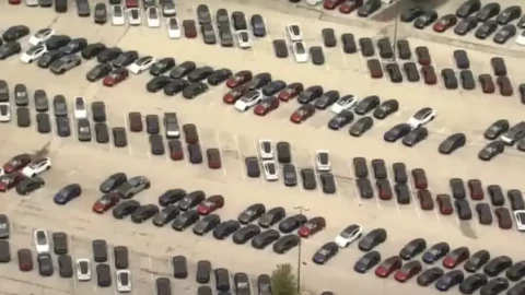 Xe Tesla ế chưa từng thấy, phải thuê bãi đỗ xe tạm để chứa hàng nghìn xe chưa bán được