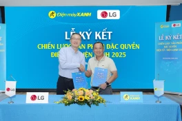 LG và Điện Máy Xanh hợp tác chiến lược, bán TV NanoCell AI 2025 giảm giá tới 25%