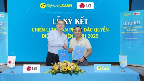 LG và Điện Máy Xanh hợp tác chiến lược, bán TV NanoCell AI 2025 giảm giá tới 25%