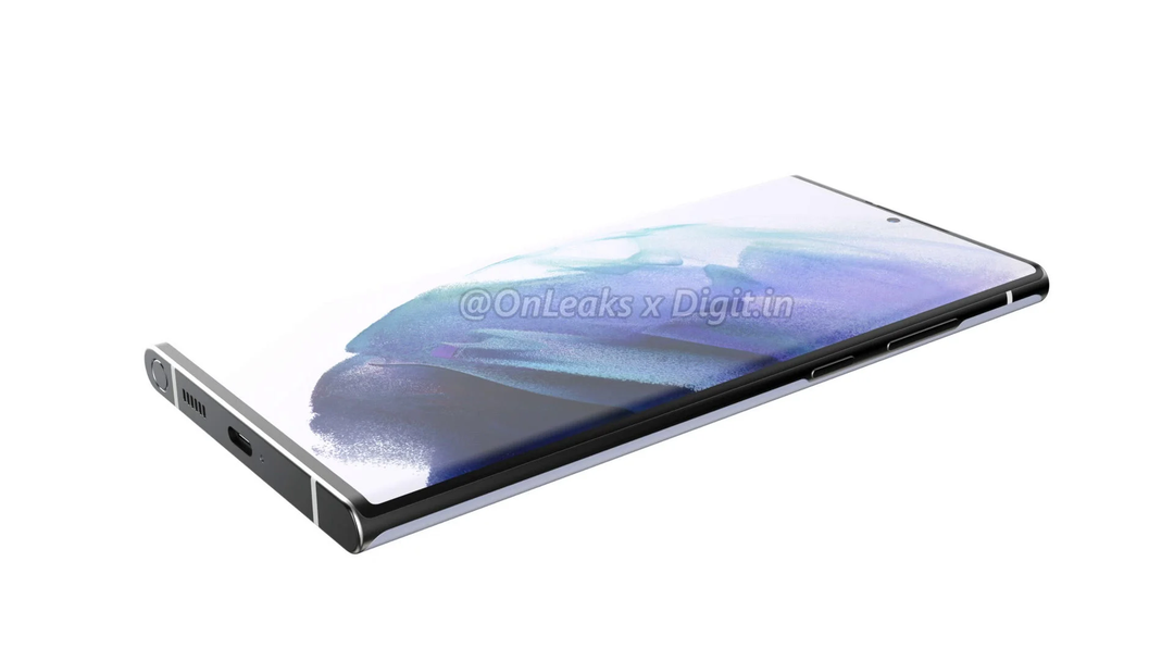 Loạt ảnh dựng đầu tiên của Galaxy S22 Ultra: cụm camera dị thường, có khay đựng bút S Pen
