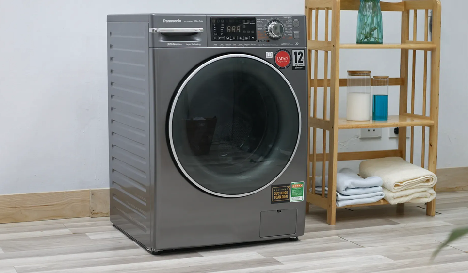 Đánh giá máy giặt sấy Panasonic NA-S106FX1LV: combo có vẹn toàn cả giặt và sấy không?