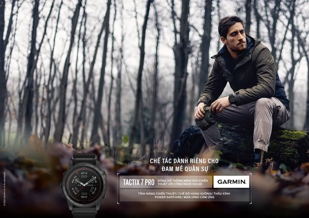 thumbnail - Garmin tactix 7 Series ra mắt tại Việt Nam: smartwatch GPS chiến thuật cao cấp, giá hơn 30 triệu đồng
