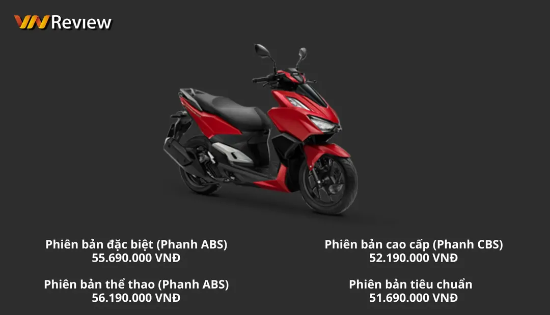 Honda VARIO 160 ra mắt chính hãng: 4 phiên bản, từ 51,69 triệu đồng