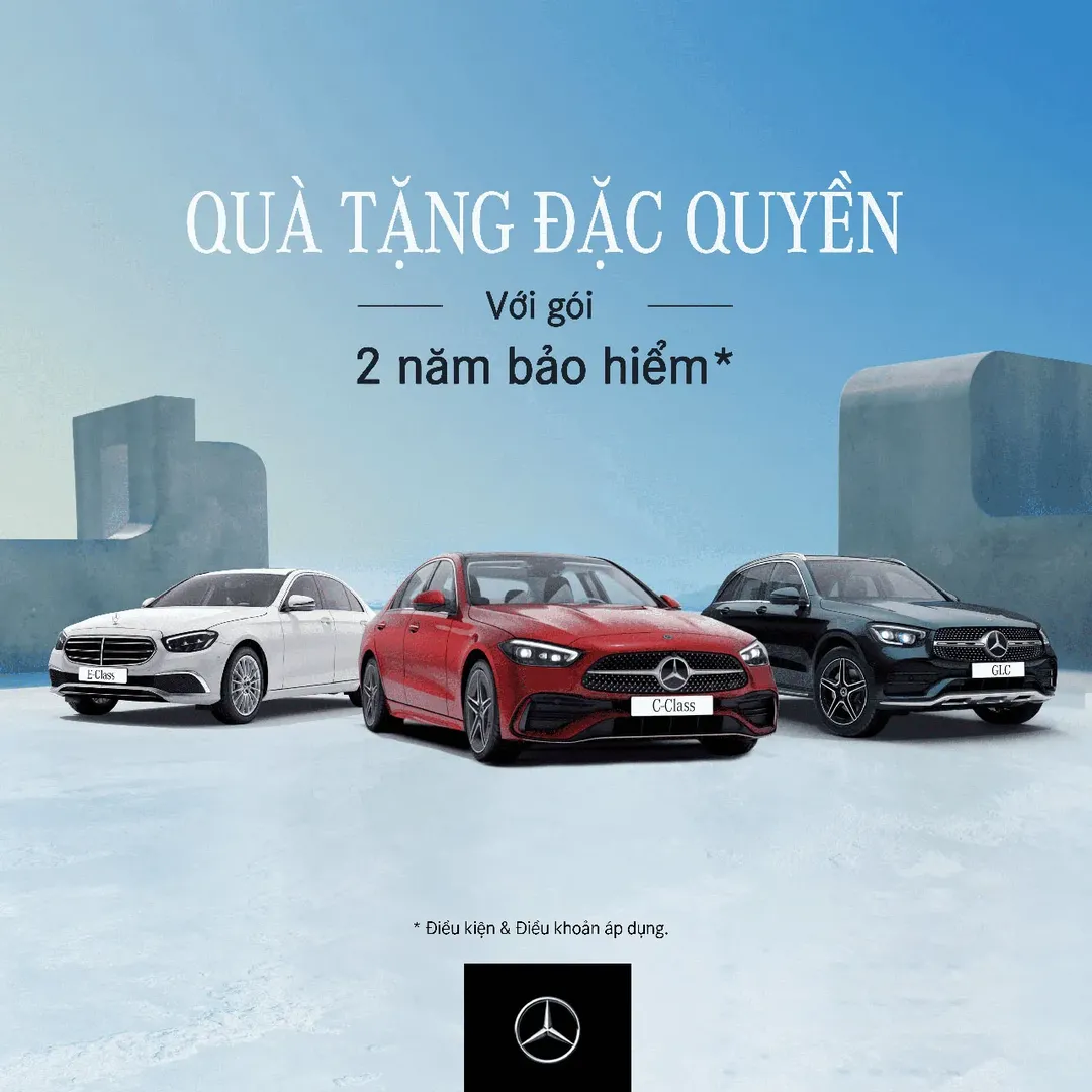 Mercedes-Benz Việt Nam ưu đãi gói bảo hiểm MBI 2 năm cho khách mua xe