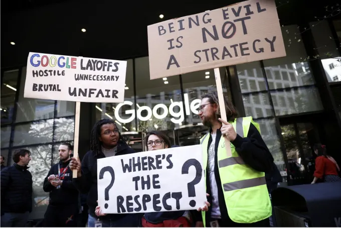 Từng là những người sướng nhất ngành công nghệ, nhân viên Google biểu tình vì mất việc