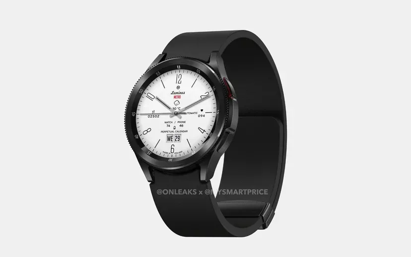 Lộ ảnh Samsung Galaxy Watch 6 đưa viền xoay vật lý trở lại