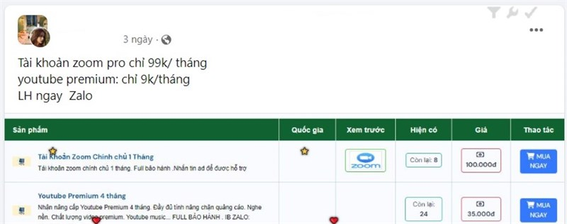 Cảnh giác với chiêu trò bán Youtube Premium giá 9 nghìn đồng trên mạng
