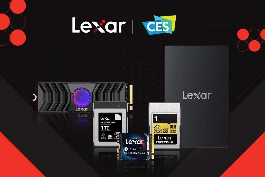 [CES 2024] Lexar trưng bày loạt sản phẩm gaming và hình ảnh chuyên nghiệp mới nhất tại Hội chợ Điện tử Tiêu dùng