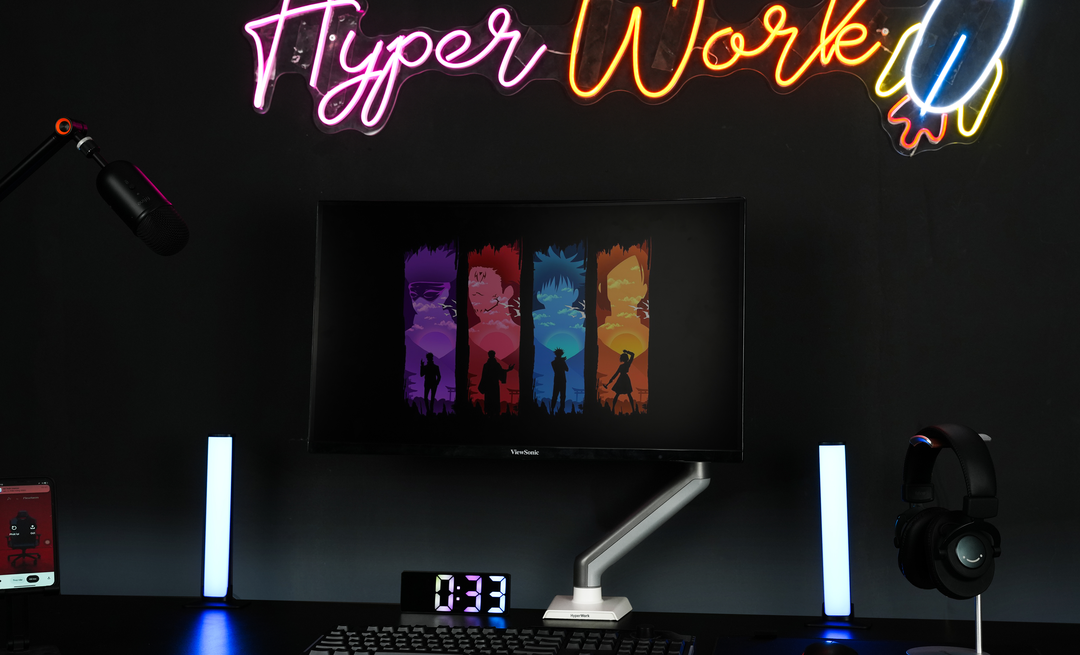 HyperWork Alpha: Arm màn hình đầu tiên dành riêng cho game thủ của HyperWork có gì đặc biệt?