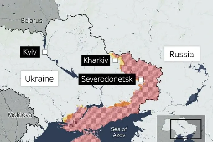Nga tiêu diệt hai trung đội lựu pháo do Mỹ chế tạo! Ukraine lo ngại mất toàn bộ Luhansk vào ngày 26, chiến tuyến vô cùng khó khăn