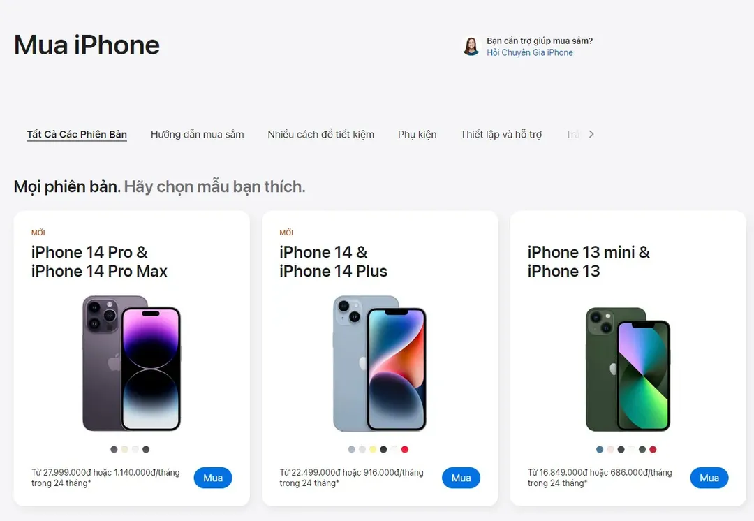 Người dùng không thể đổi trả hàng khi mua iPhone từ Apple Store Online Việt Nam