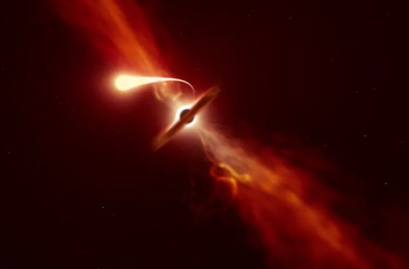 Phát hiện ngôi sao bị lỗ đen nuốt gọn, cách trái đất 8,5 tỷ năm ánh sáng