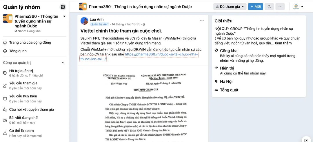 Chuỗi nhà thuốc Viettel ngấp nghé gia nhập thị trường bán lẻ dược phẩm