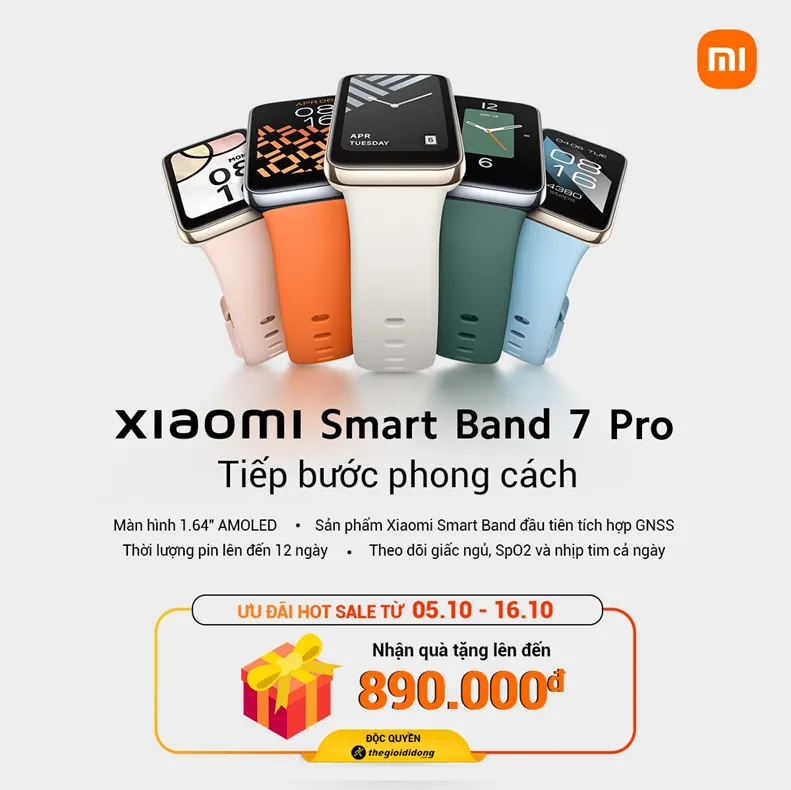 5 lý do Xiaomi Band 7 Pro là vòng đeo đáng mua nhất hiện nay