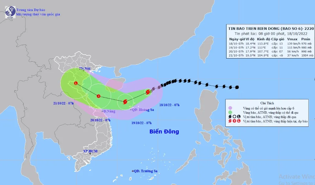 
Vì sao bão số 6 rất mạnh lại suy yếu nhanh khi tiến gần miền Trung?