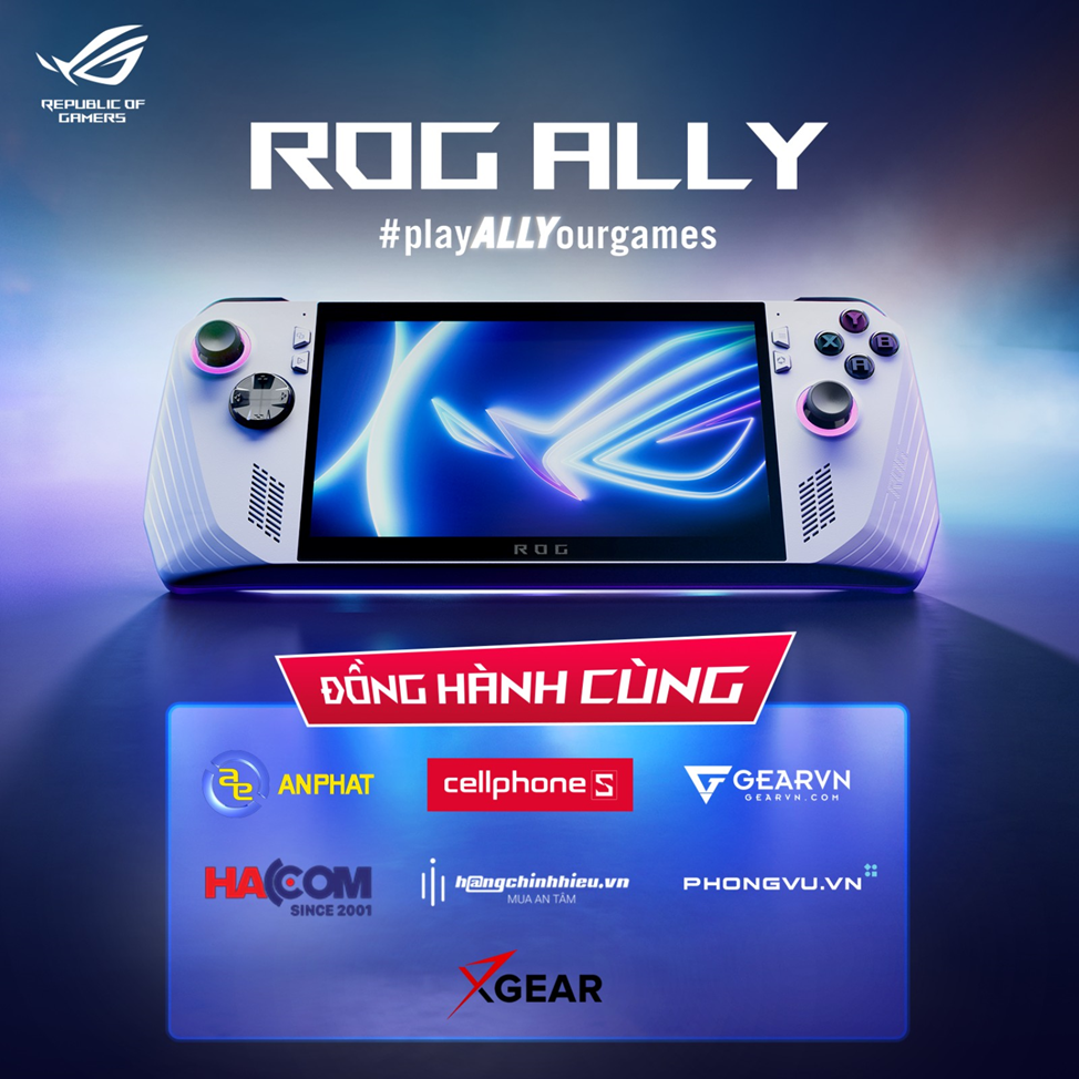 ROG Ally mở rộng hệ thống điểm bán với trên 200 showroom trên khắp Việt Nam