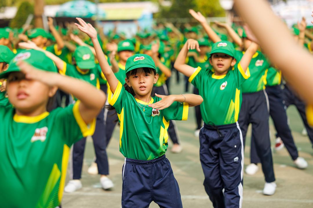 Hơn 11 nghìn học sinh vừa có màn đồng diễn thể dục lập kỷ lục Việt Nam