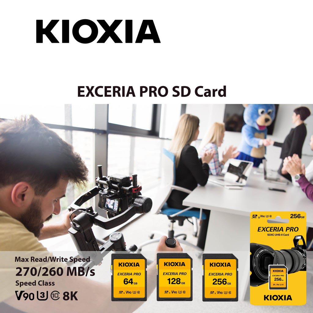 Đọ nhanh hai dòng thẻ nhớ SD cao cấp nhất hiện nay dành cho dân quay chụp chuyên nghiệp: KIOXIA EXCERIA PRO và SanDisk Extreme PRO