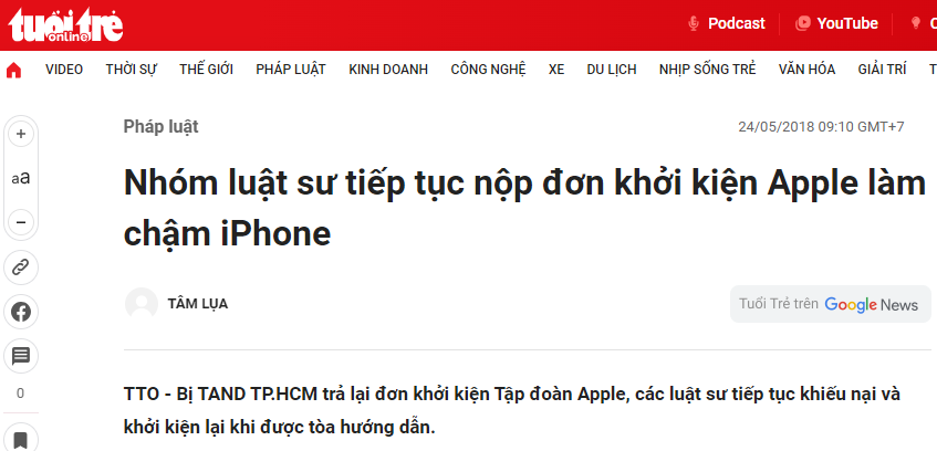 Cuối cùng! Apple bắt đầu lỗ, 2,3 triệu mỗi chiếc iPhone. Người dùng iPhone Việt Nam có được bồi thường không?