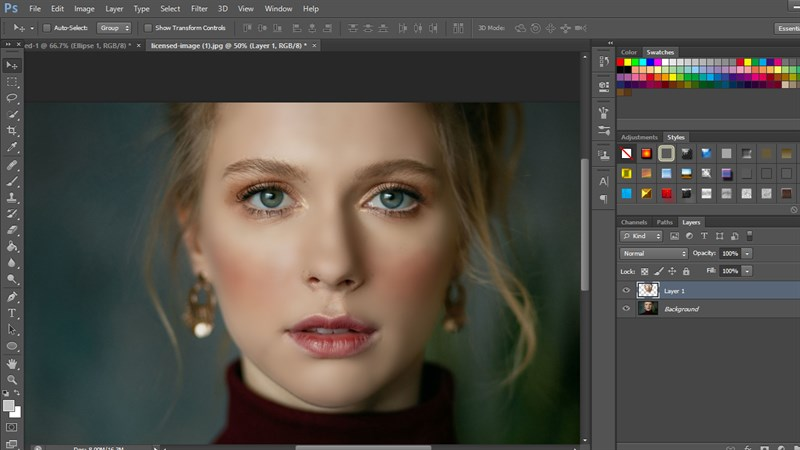 Bỏ túi cách làm mịn da bằng Photoshop