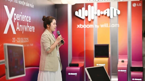 LG "khuấy đảo" thị trường Việt Nam với loa xboom AI do will.i.am tinh chỉnh và màn hình di động StanbyME 2 độc lạ