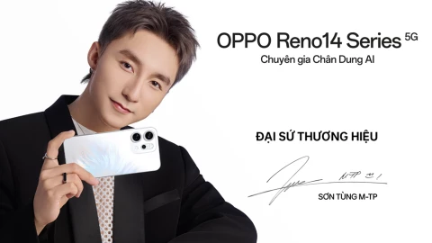 OPPO Reno14 Series hé lộ camera AI zoom 7x, công bố Sơn Tùng M-TP làm đại sứ thương hiệu