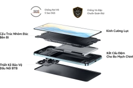 Smartphone tầm trung “siêu pin” xem phim 40 giờ liên tục vừa lên kệ ở Việt Nam