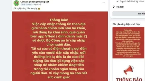 Cảnh giác chiêu trò lừa đảo online mới, lợi dụng việc sáp nhập tỉnh, thành để chiếm đoạt tài sản